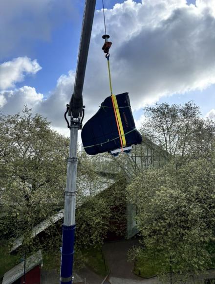 Vleugelpiano transport